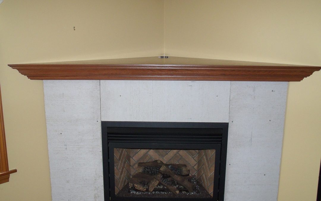 Corner Fireplace Mantel 1