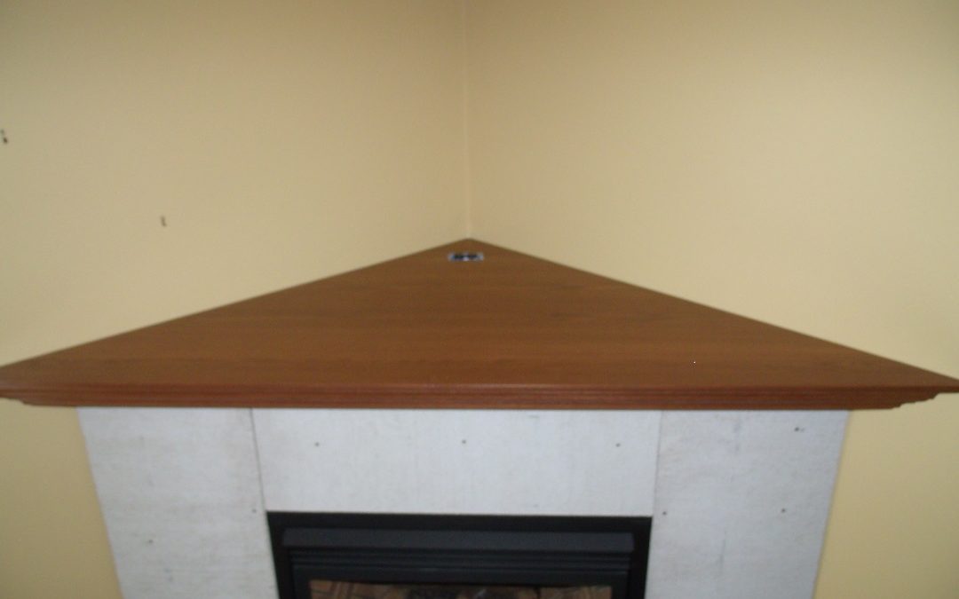 Corner Fireplace Mantel 2